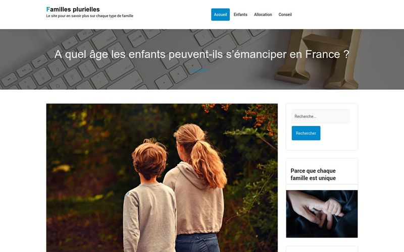 Familles plurielles - Le site pour en savoir plus sur chaque type de famille